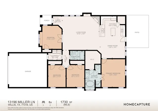 $260,000 | 13196 Miller Lane, Willis, TX 77318