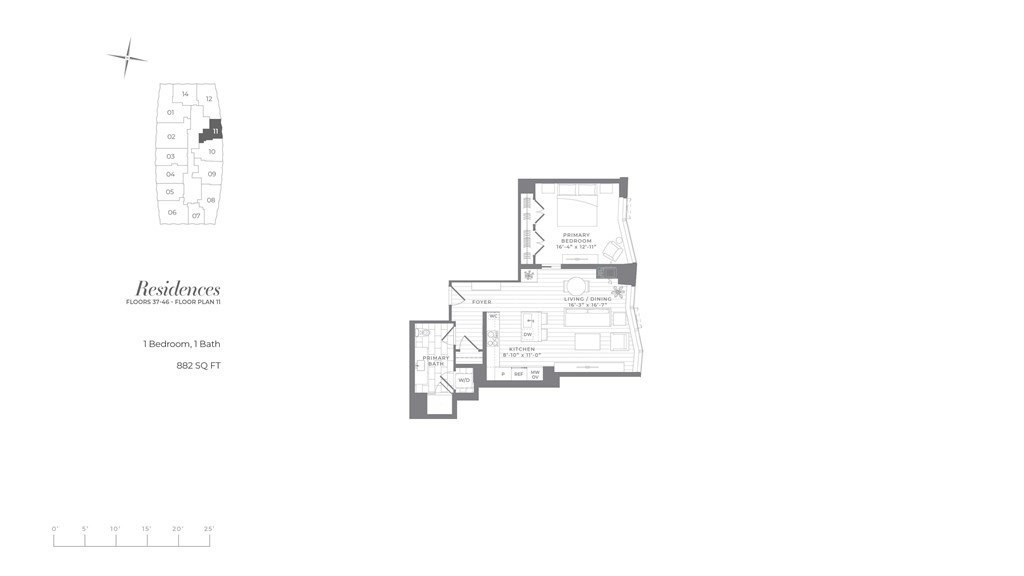 240 Devonshire Street, Unit 3911 Boston, MA 02110 - Photo 40 of 40 a picture of floor with white walls