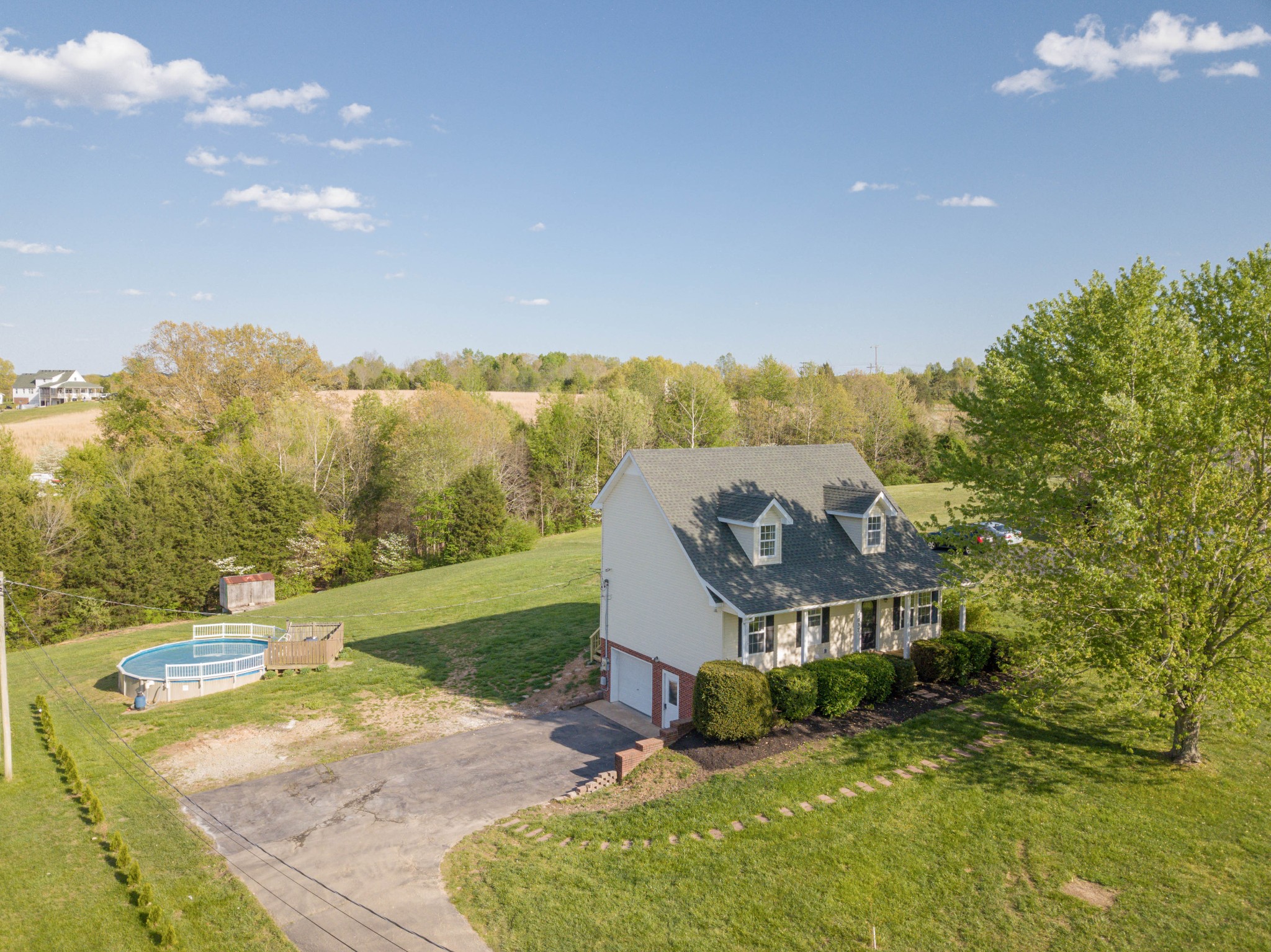 1032 Rock Church Road Dickson, TN 37055 - Photo 43 of 43 an aerial view of a house