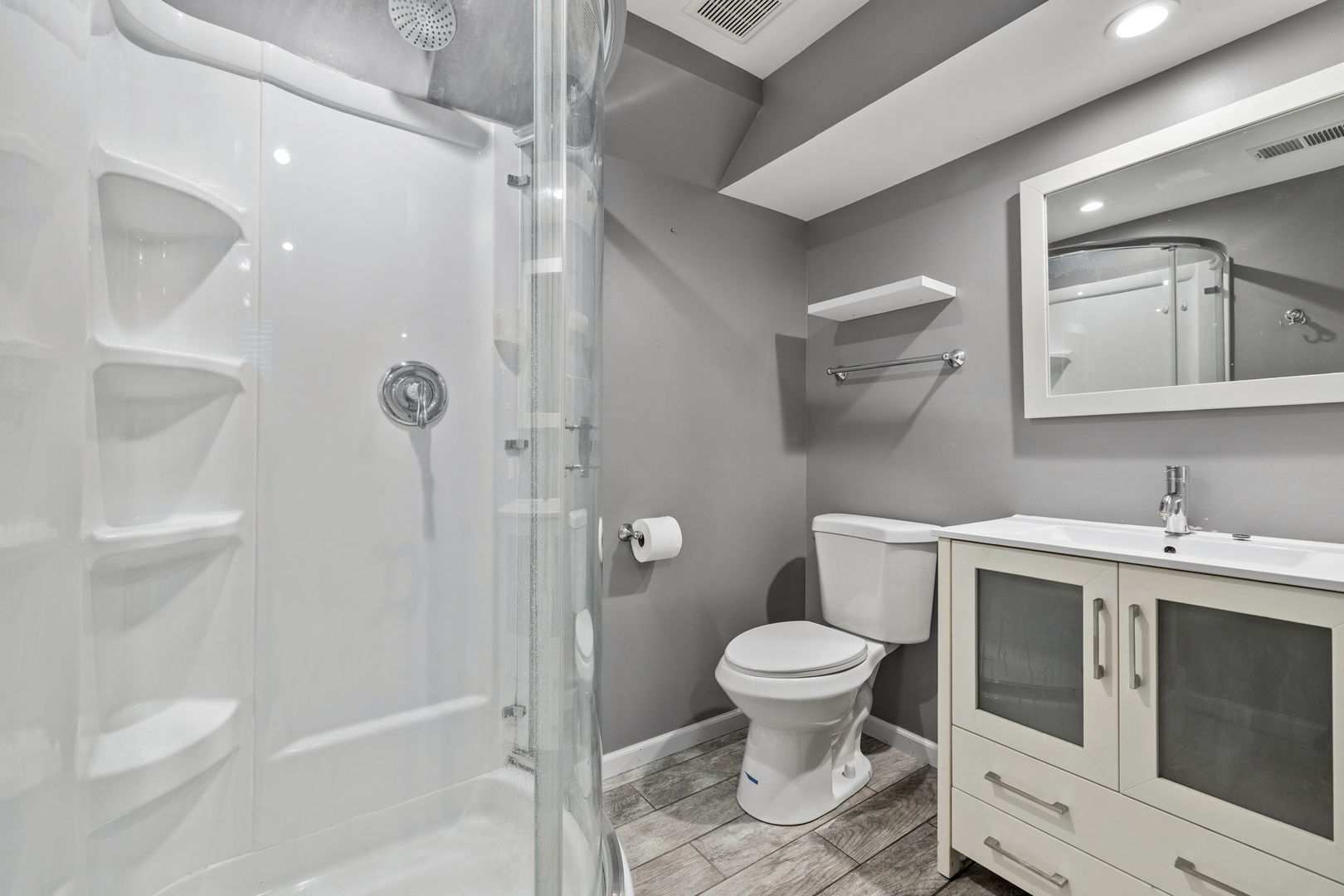 2714 Billie Limacher Lane Plainfield, IL 60586 - Photo 23 of 26 a bathroom with a toilet sink and shower