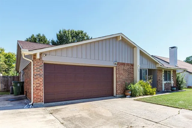 a backyard of a house