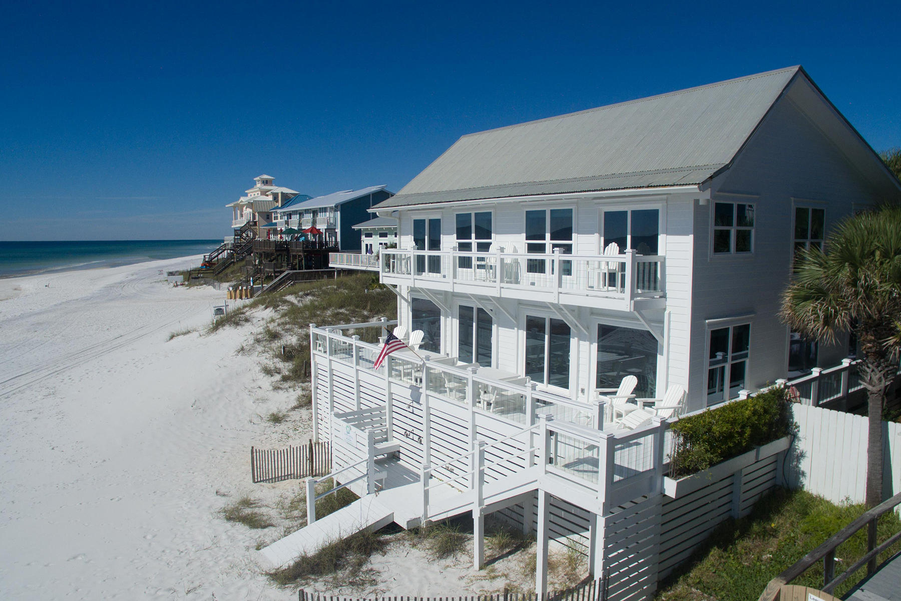 637 Eastern Lake Road Santa Rosa Beach, FL 32459 - Photo 1 of 25 a front view of a house with a yard