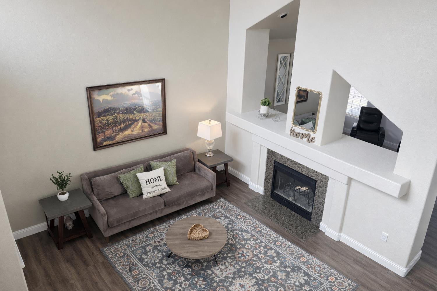 4909 Hidden Meadow Way Antelope, CA 95843 - Photo 30 of 35 a living room with furniture and a fireplace