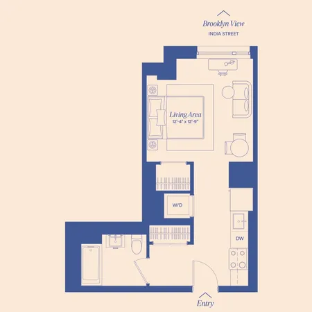 $3,545 | 18 India Street, Unit 319P | Greenpoint