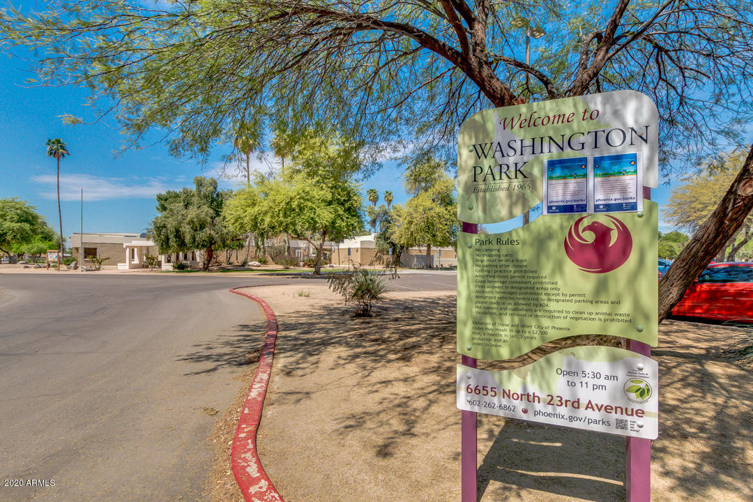 2128 West Keim Drive Phoenix, AZ 85015 - Photo 49 of 70 Short walk to Washington Park
