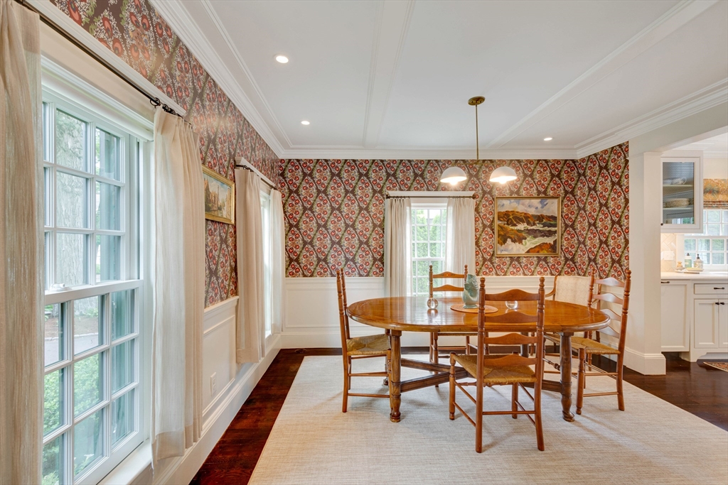 24 Cleveland Road Needham, MA 02492 - Photo 5 of 42 a dining room with furniture and window