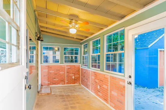 a view of an entryway