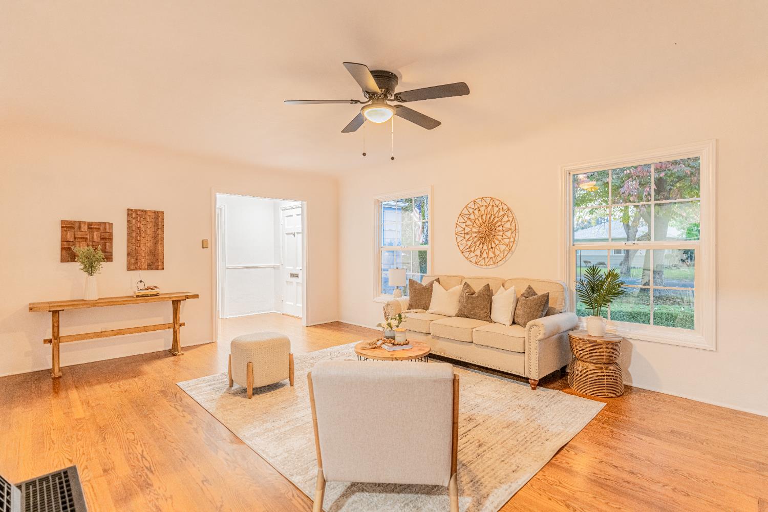 435 Olive Avenue Modesto, CA 95350 - Photo 7 of 29 a living room with furniture and a large window