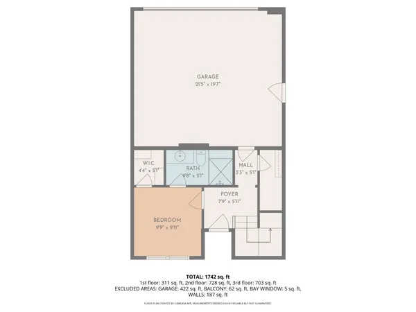 a picture of a room with a floor plan
