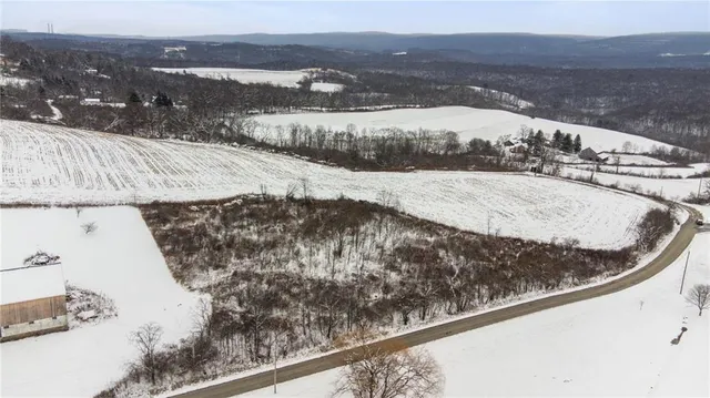 a view of city and mountain