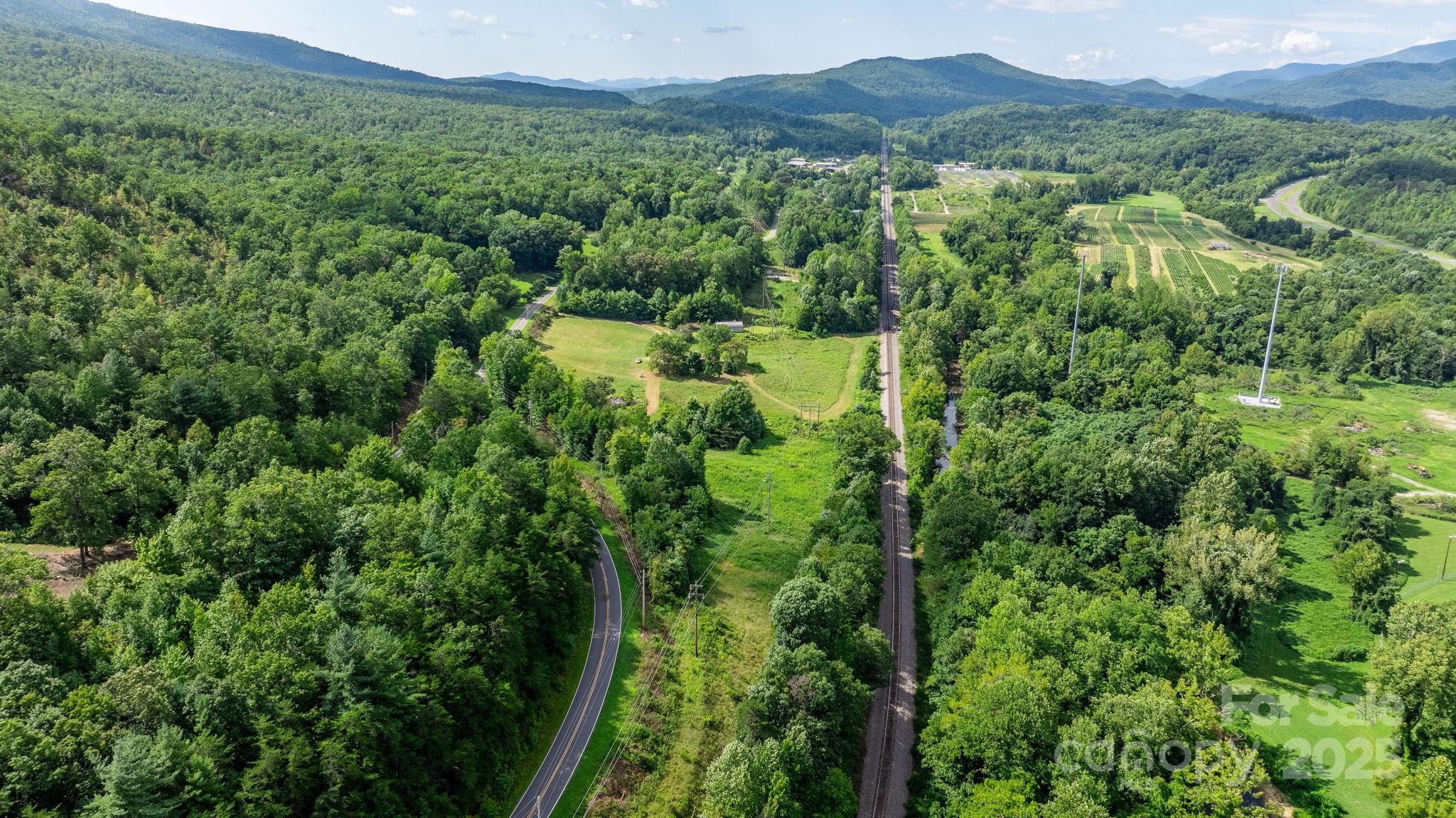 0 Old Linville Road Marion, NC 28752 - Photo 5 of 32 a view of a lush green forest with trees and some houses