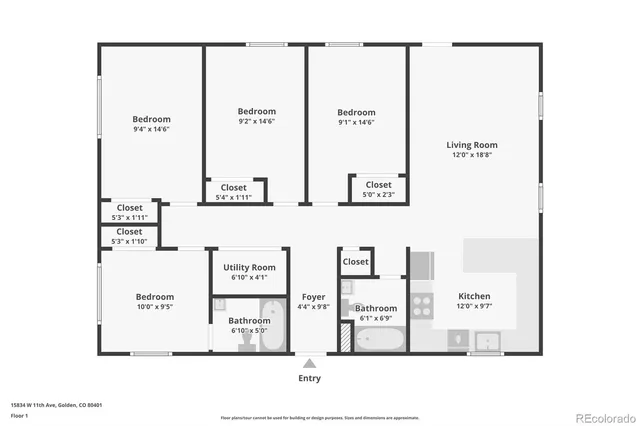 $649,500 | 15834 West 11th Avenue, Golden, CO 80401