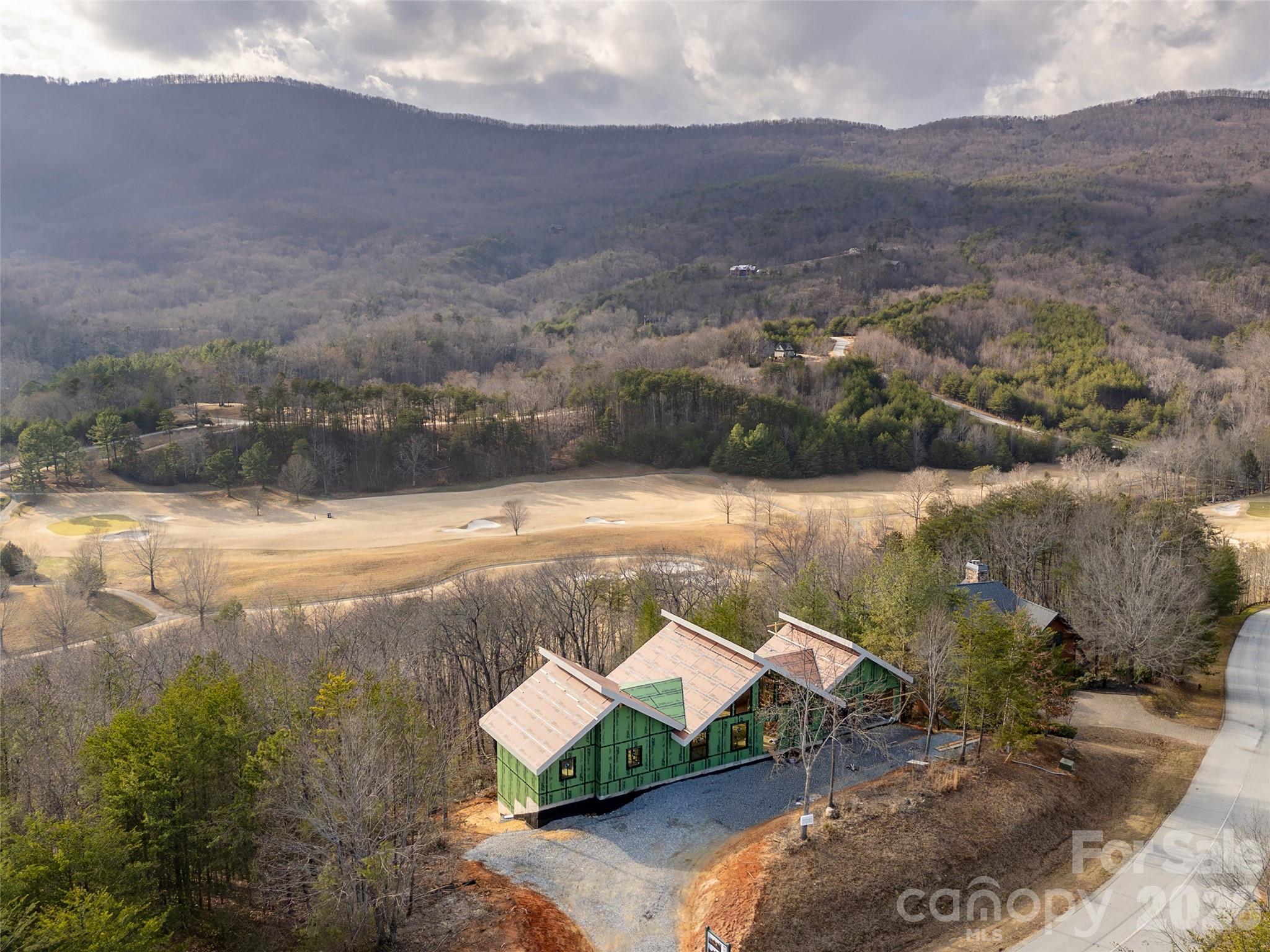 788 Deep Gap Farm Road East Mill Spring, NC 28756 - Photo 4 of 48 a view of a lake with a mountain in the background
