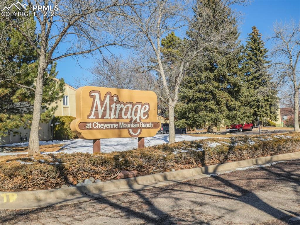 842 Tenderfoot Hill Road, Unit 1 Colorado Springs, CO 80906 - Photo 40 of 41 a sign that is on the side of the road