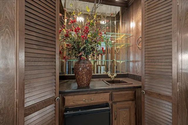 a potted plant sitting on a wooden floor