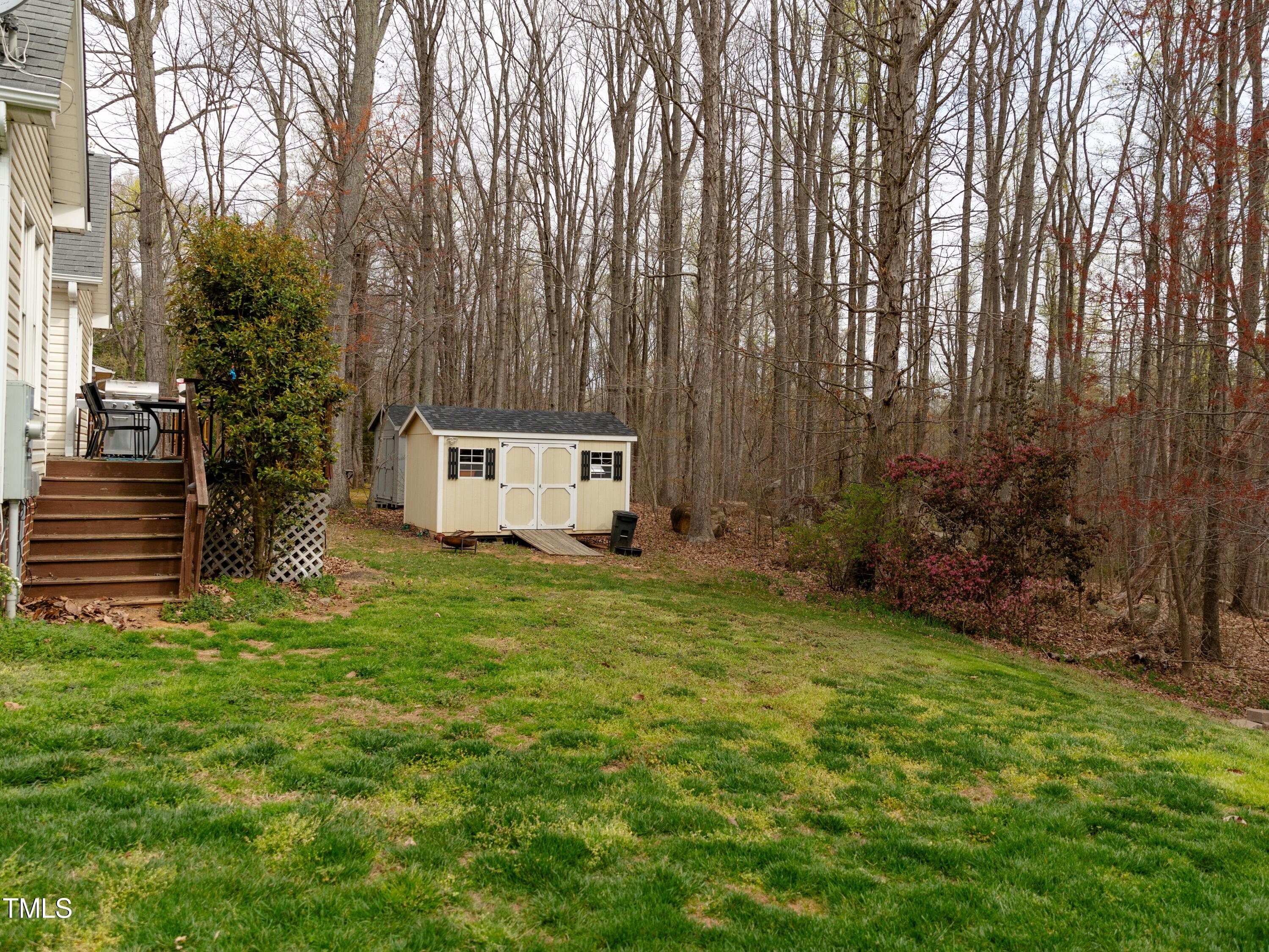 102 Younger Road Roxboro, NC 27573 - Photo 21 of 23 a backyard of a house with lots of green space