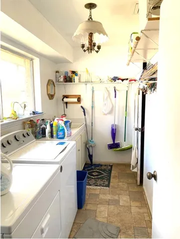 a room with storage and utility