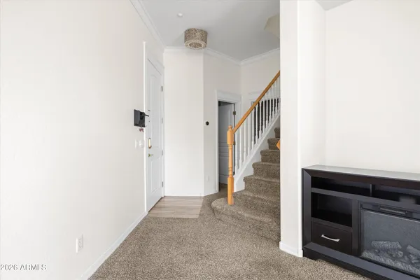 a view of entryway and hall