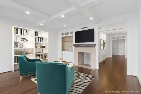 a view of a glass door with a glass door