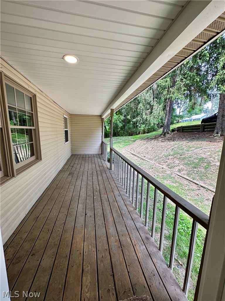48963 Bloomfield Road East Liverpool, OH 43920 - Photo 5 of 25 View of wooden deck