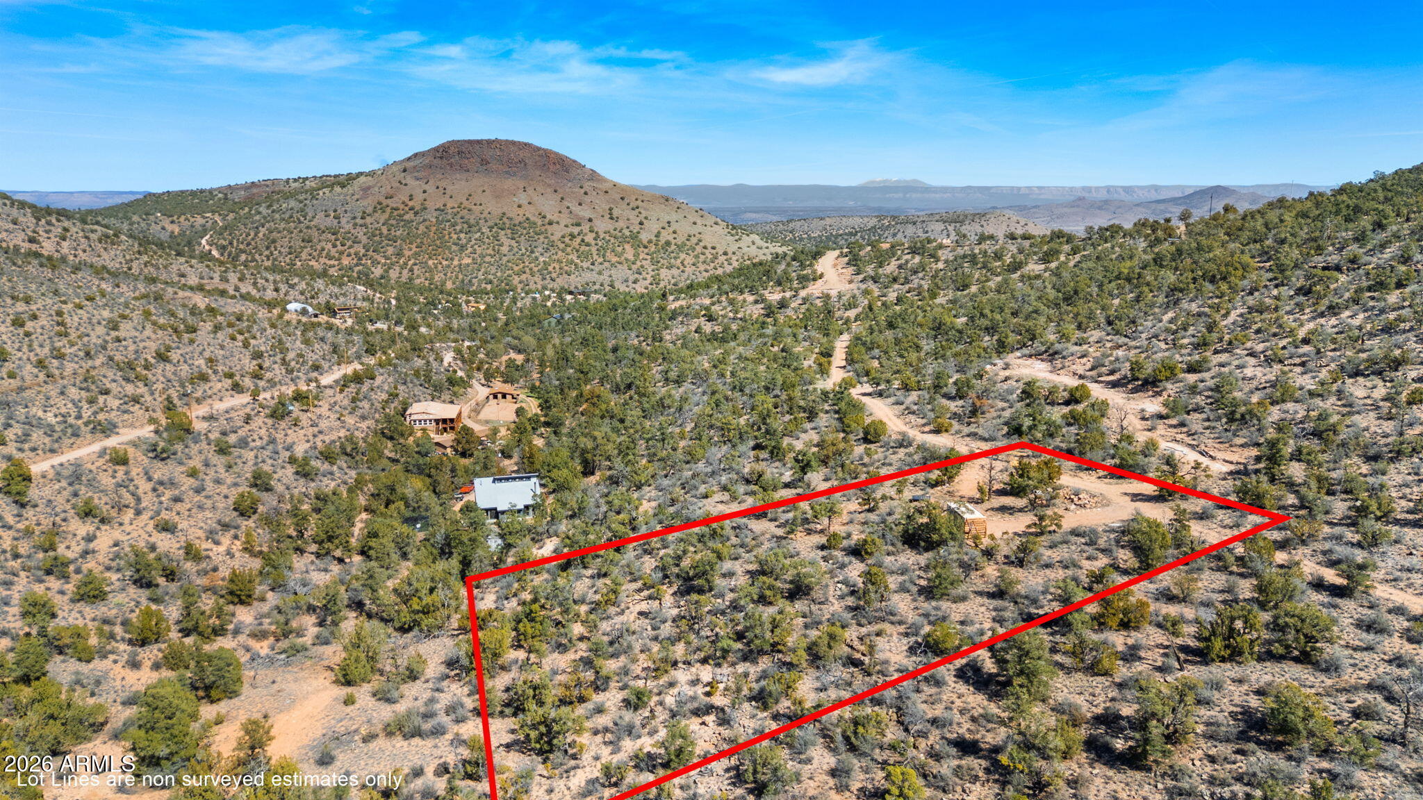 - West Hidden Canyon Road Chino Valley, AZ 86323 - Photo 18 of 19 18-Aerial (4) Lot Lines