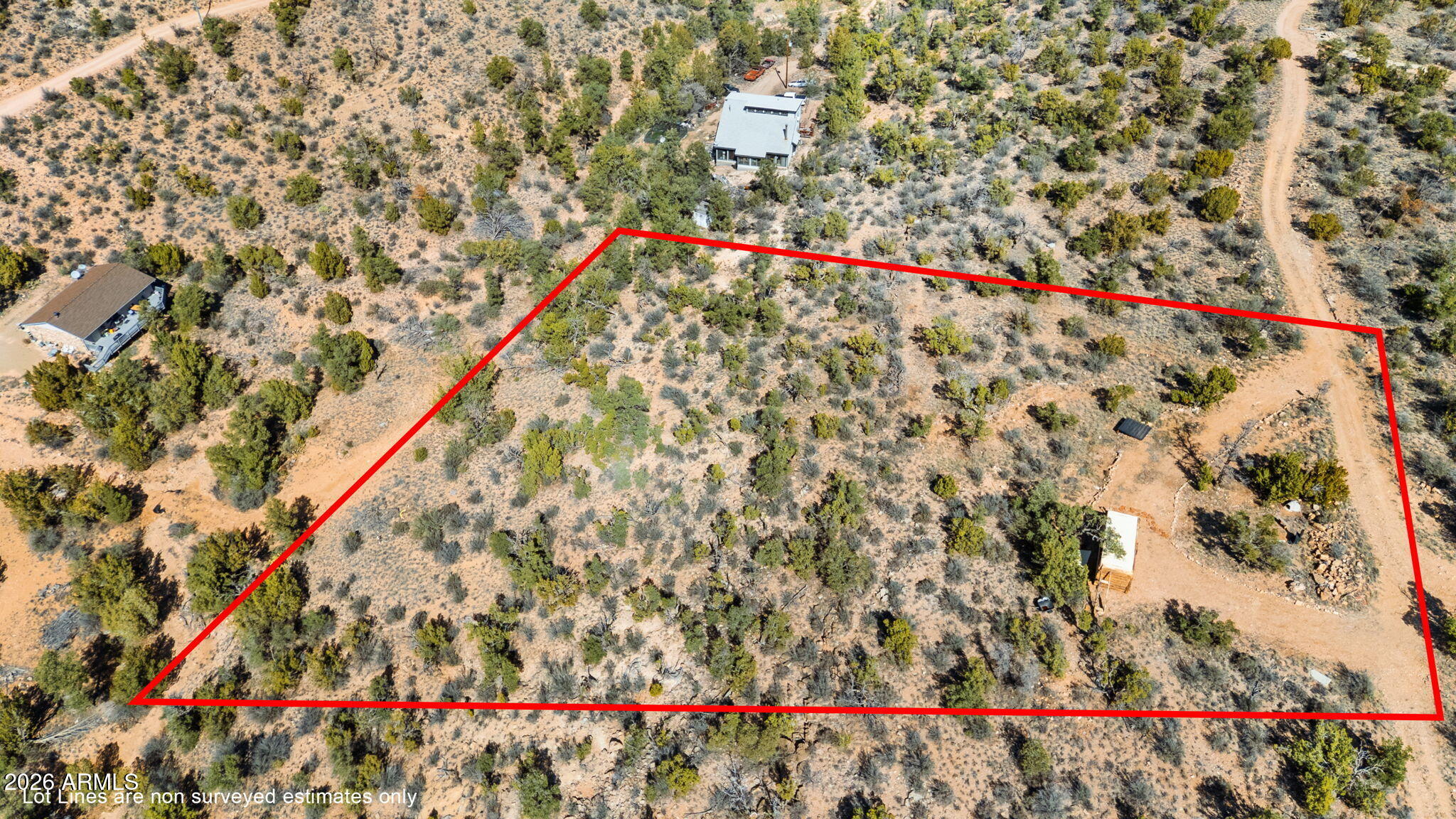 - West Hidden Canyon Road Chino Valley, AZ 86323 - Photo 10 of 19 10-Birds Eye Lot Lines