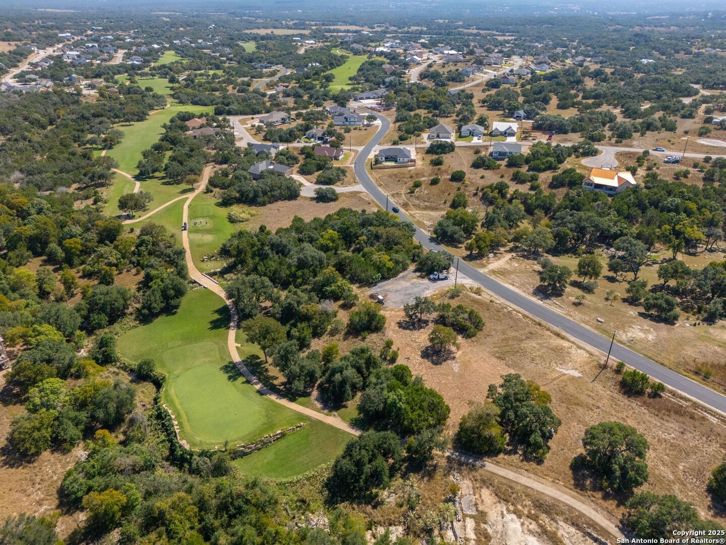103 Albert Horton Blanco, TX 78606 - Photo 11 of 14 an aerial view of residential houses with outdoor space and trees