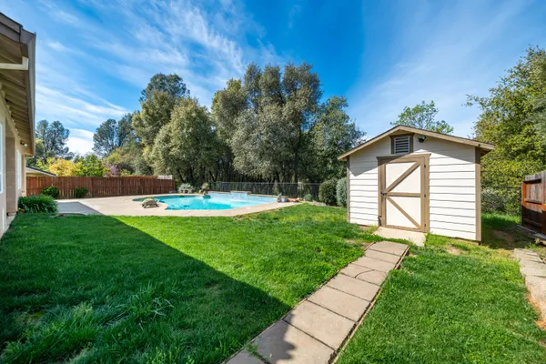 a view of outdoor space and porch