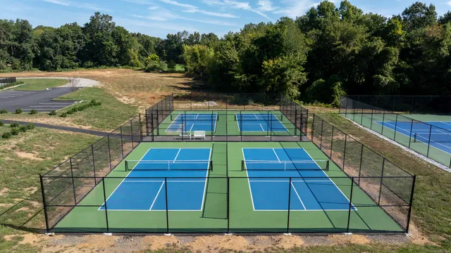 a view of swimming pool with a yard