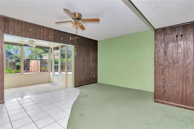 a view of an empty room