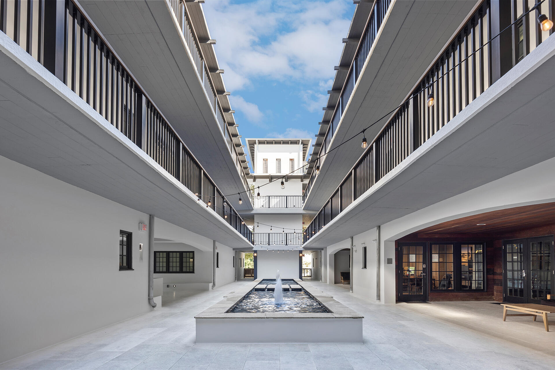 136 Georgetown Avenue, Unit E36 Inlet Beach, FL 32461 - Photo 14 of 54 a living room with stairs