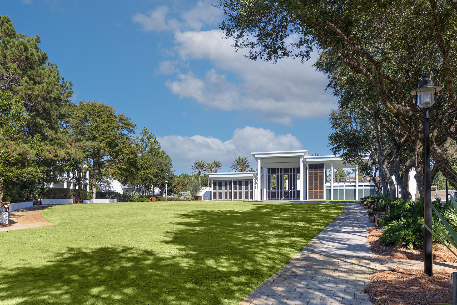 136 Georgetown Avenue, Unit E36 Inlet Beach, FL 32461 - Photo 16 of 54 a front view of house with yard and green space
