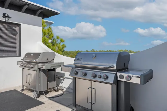 a view of a terrace with chairs