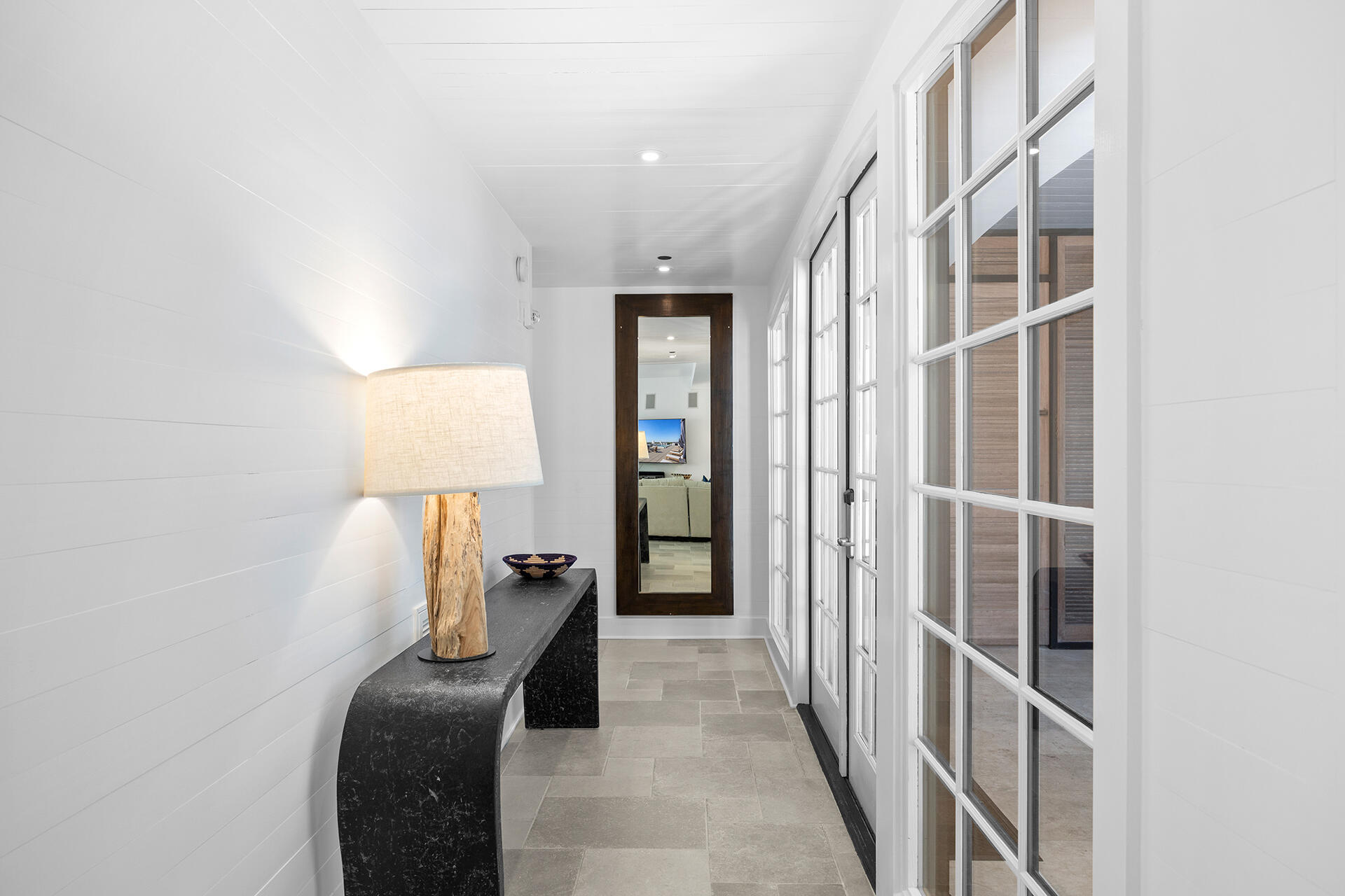 136 Georgetown Avenue, Unit E36 Inlet Beach, FL 32461 - Photo 45 of 54 a view of a hallway with furniture and a window