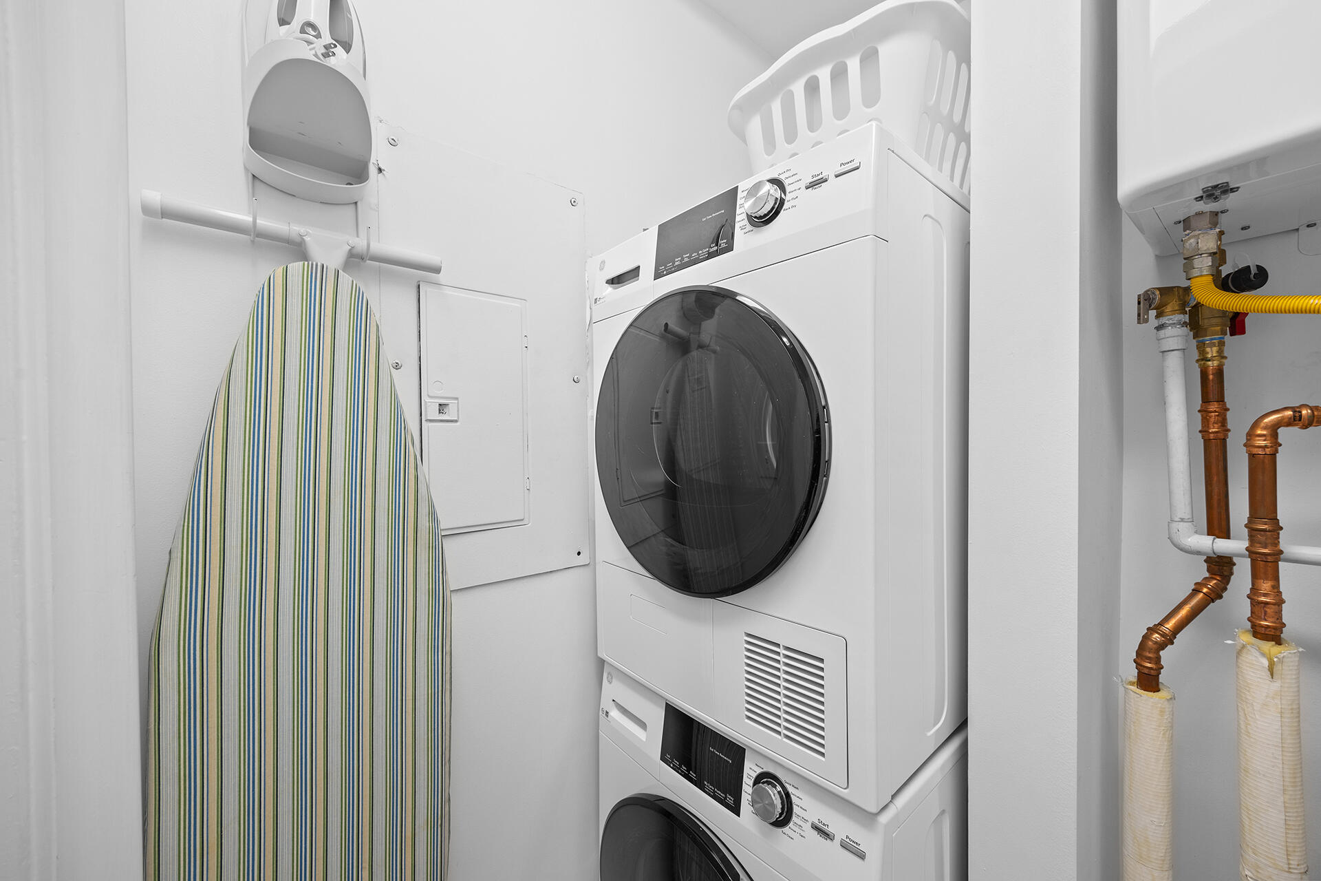 136 Georgetown Avenue, Unit E36 Inlet Beach, FL 32461 - Photo 52 of 55 a close view of a utility room with dryer and washer