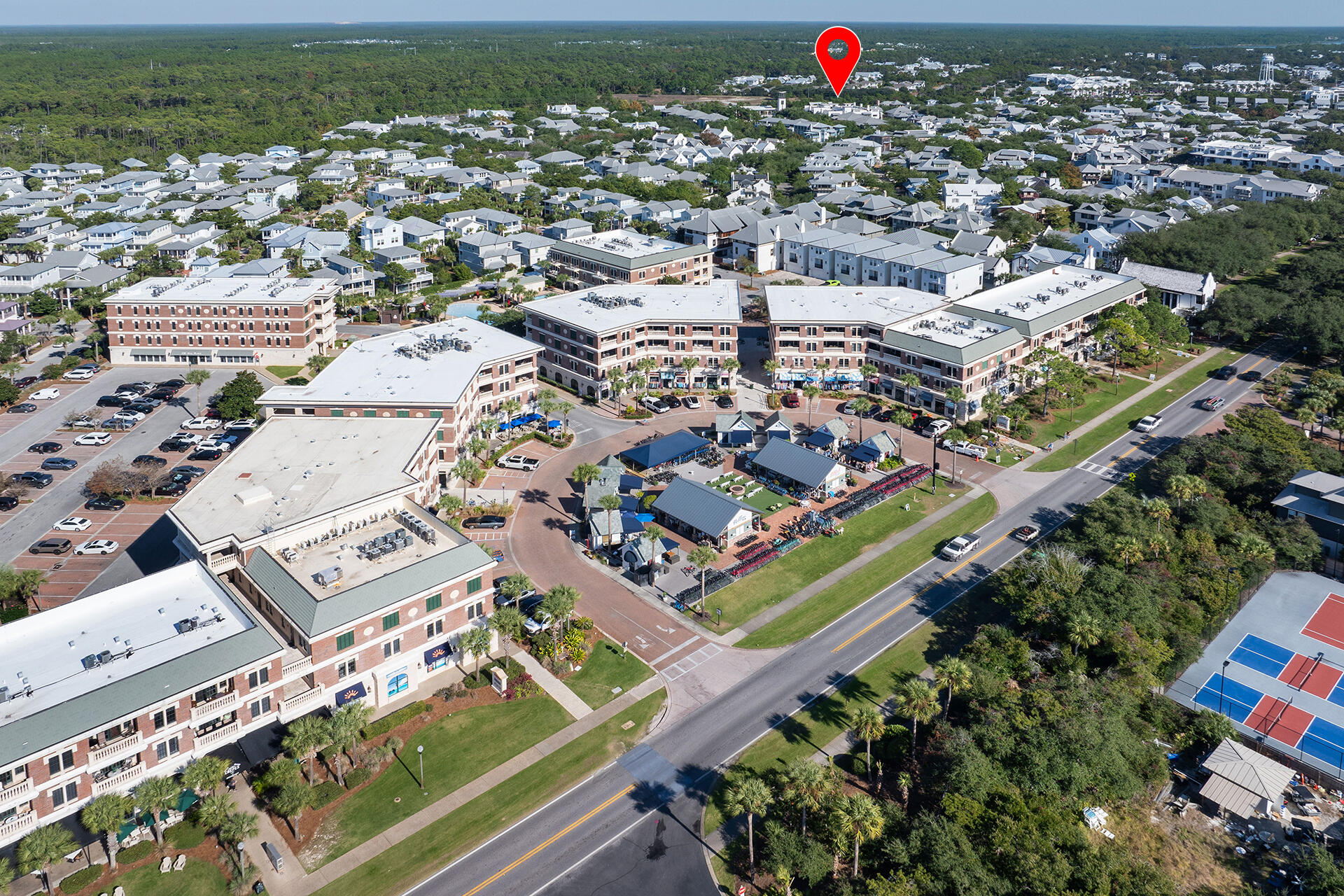 136 Georgetown Avenue, Unit E36 Inlet Beach, FL 32461 - Photo 54 of 55 an aerial view of a city
