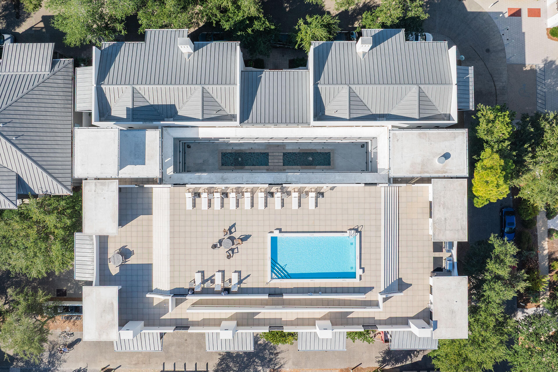 136 Georgetown Avenue, Unit E36 Inlet Beach, FL 32461 - Photo 9 of 54 an aerial view of residential houses with outdoor space and parking