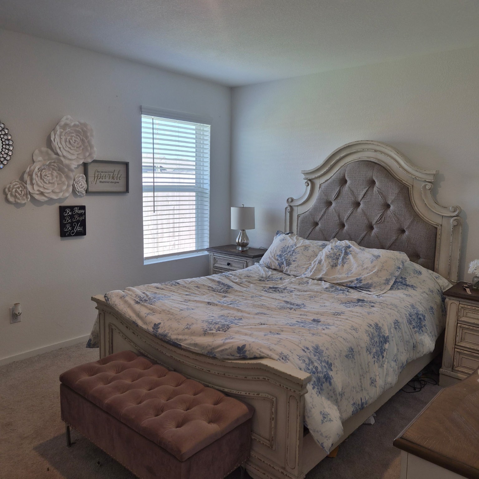 1723 Windrose Bend Angleton, TX 77515 - Photo 5 of 16 a bedroom with a bed and window