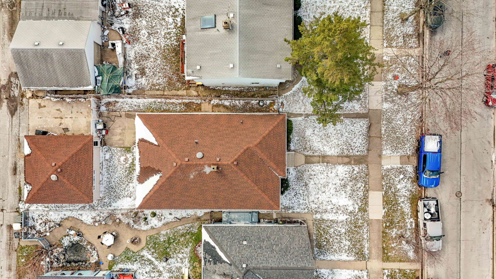 17831 Community Street Lansing, IL 60438 - Photo 22 of 22 an aerial view of a house with outdoor space