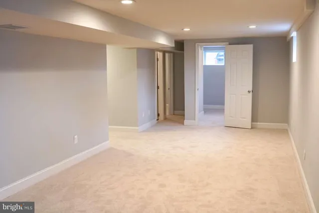 a view of an empty room