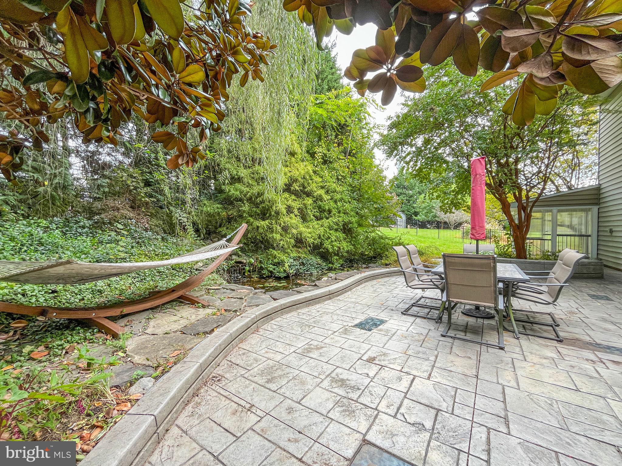 11846 Simpson Road Clarksville, MD 21029 - Photo 36 of 72 Patio and pond