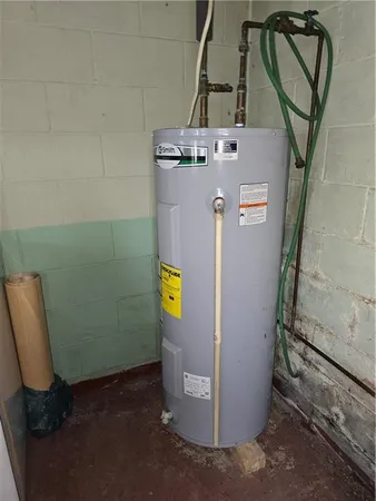 a view of water heater room
