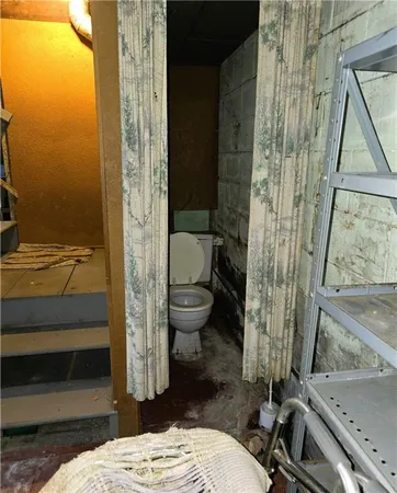 a bathroom with a sink and a toilet