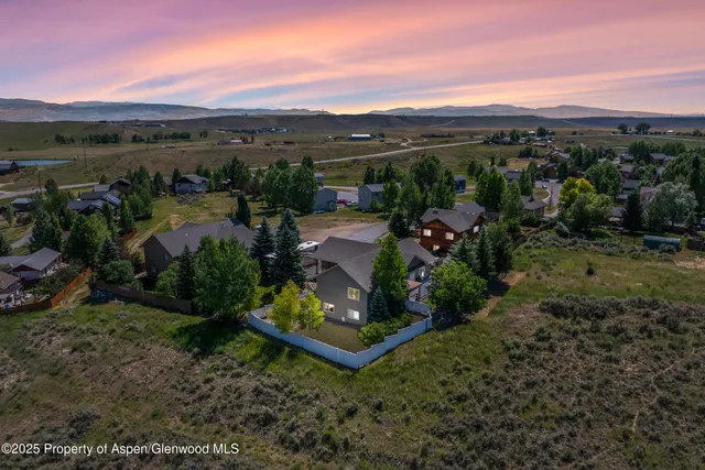 a view of a garden with mountain