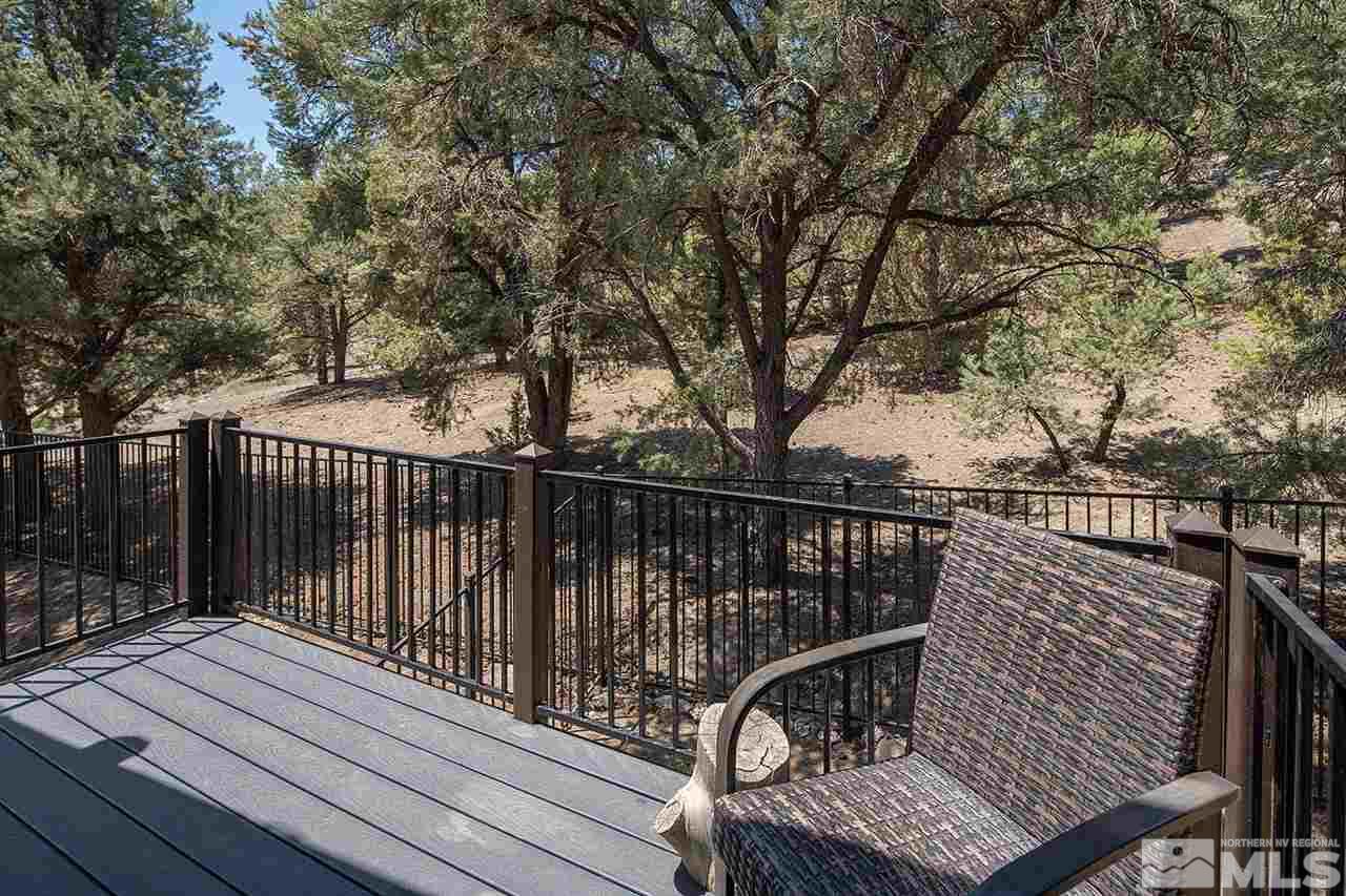 21530 Sazarac Road Reno, NV 89521 - Photo 17 of 30 a view of balcony with wooden floor and fence