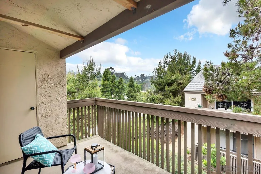 8524 Via Mallorca, Unit C La Jolla, CA 92037 - Photo 21 of 36 a view of a two chairs in the balcony