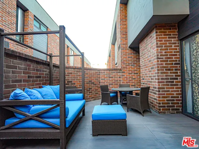 a view of outdoor seating space