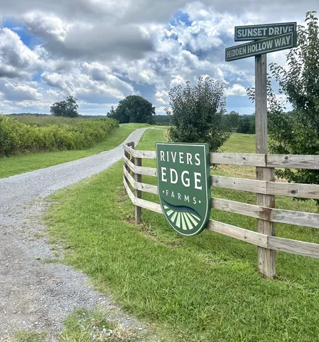 a view of a park with iron fence