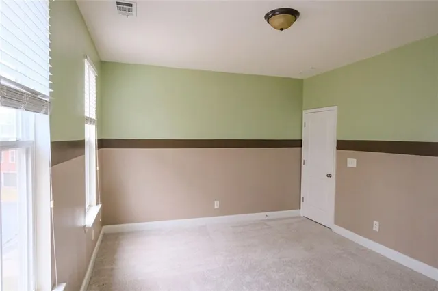 a view of an empty room