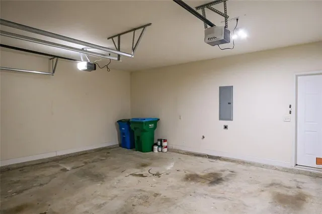 a view of a room with an empty space